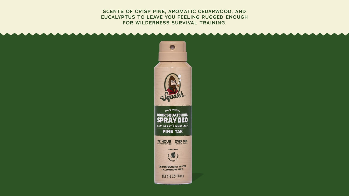 PINE TAR SPRAY DEODORANT - US 6643