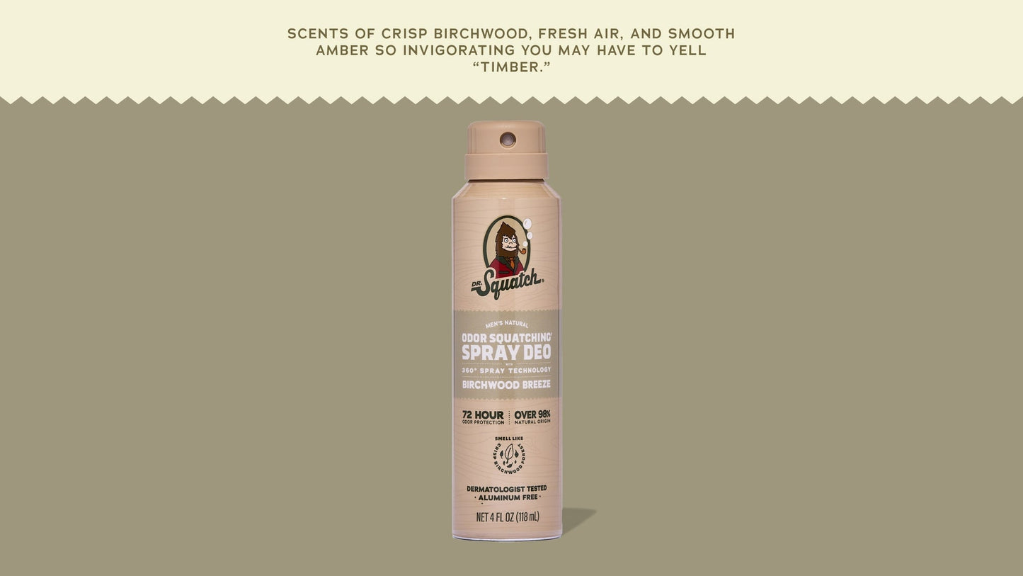 BIRCHWOOD BREEZE SPRAY DEODORANT - US 4120