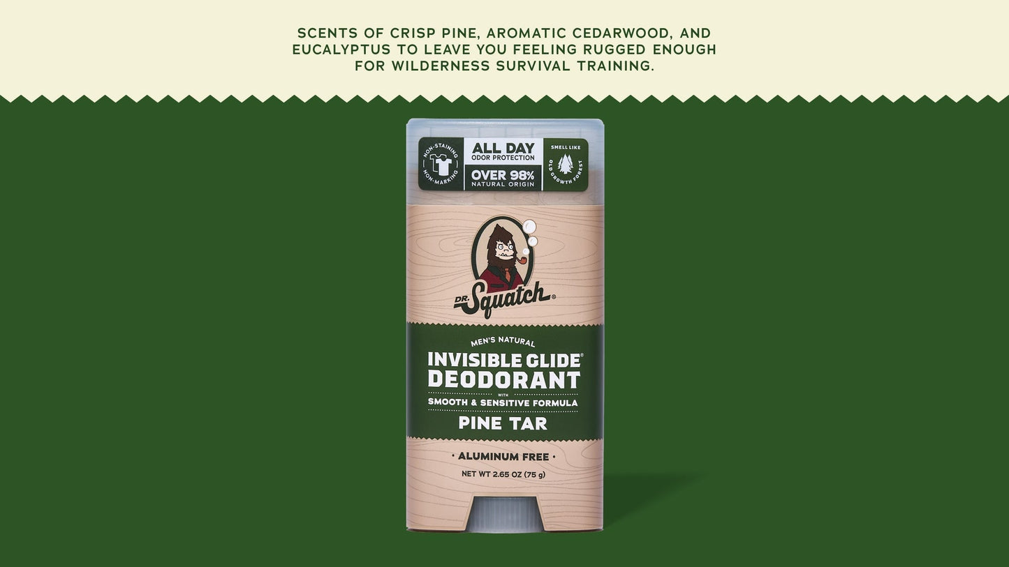 PINE TAR INVISIBLE GLIDE DEODORANT - US 7251