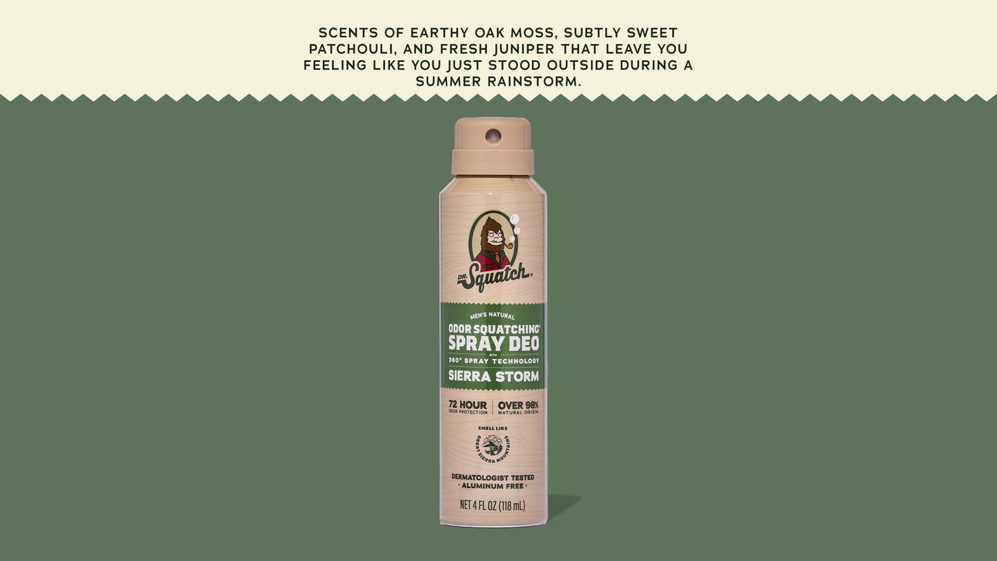 SIERRA STORM SPRAY DEODORANT - US 6552