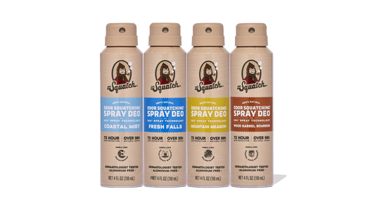 SPRAY DEODORANT 4-PACK - US 4536