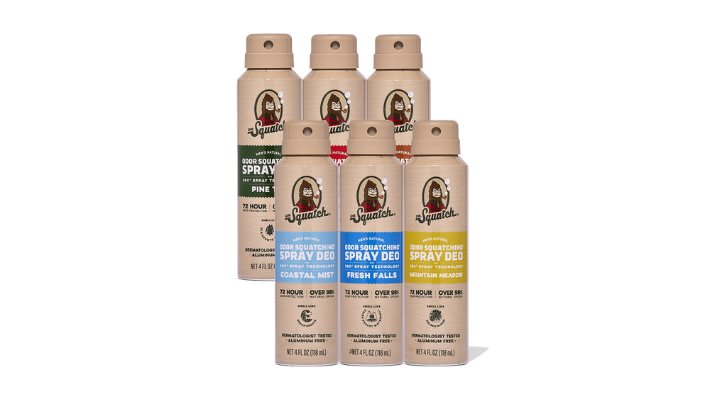 SPRAY DEODORANT 6-PACK - US 2802