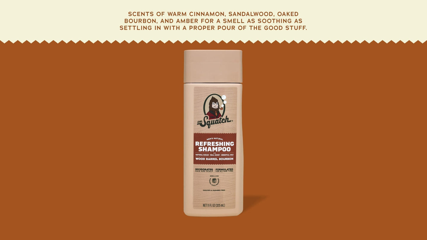 WOOD BARREL BOURBON SHAMPOO - US 3557