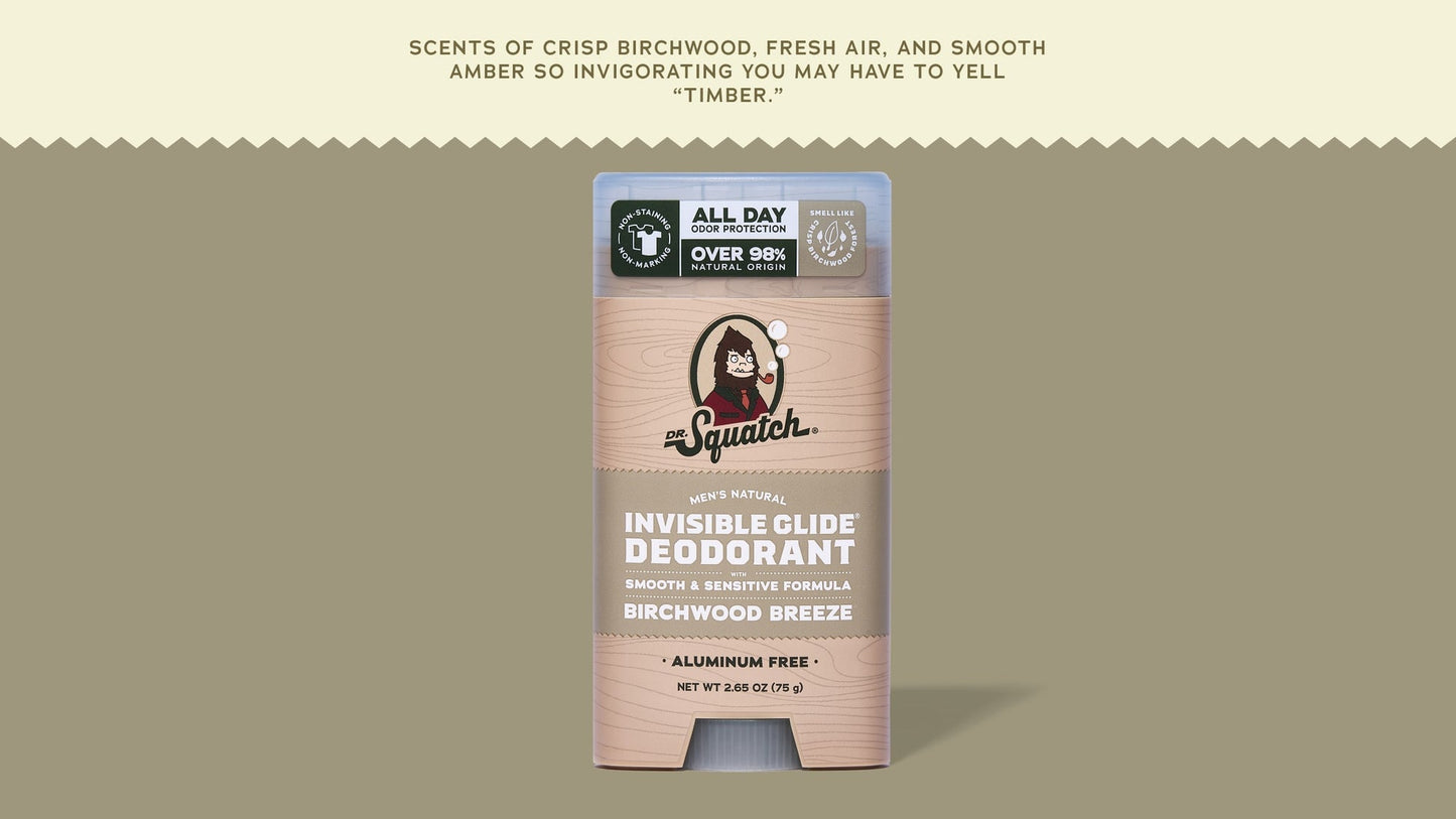 BIRCHWOOD BREEZE INVISIBLE GLIDE DEODORANT - US 3516
