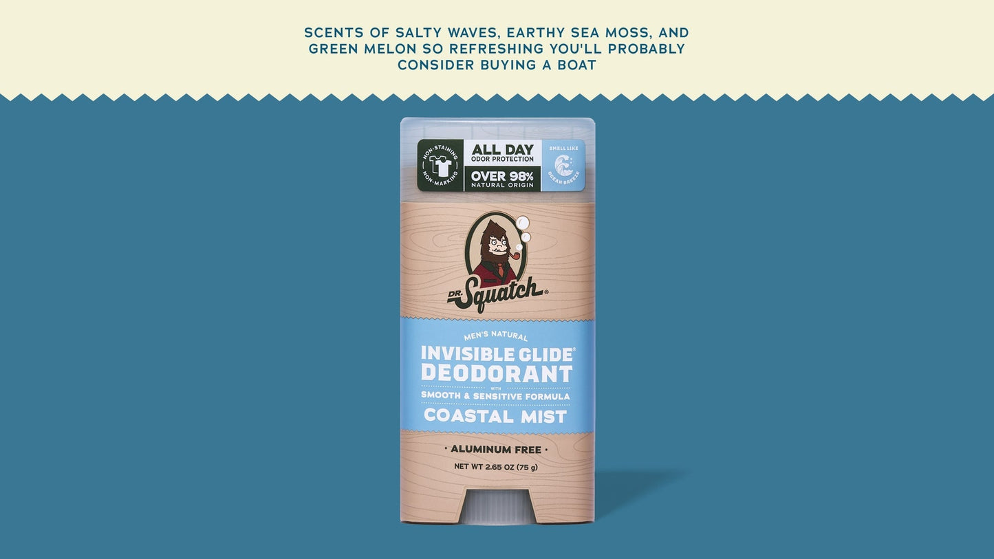 COASTAL MIST INVISIBLE GLIDE DEODORANT - US 7390