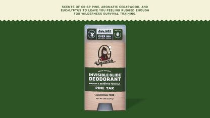 PINE TAR INVISIBLE GLIDE DEODORANT - US 2068