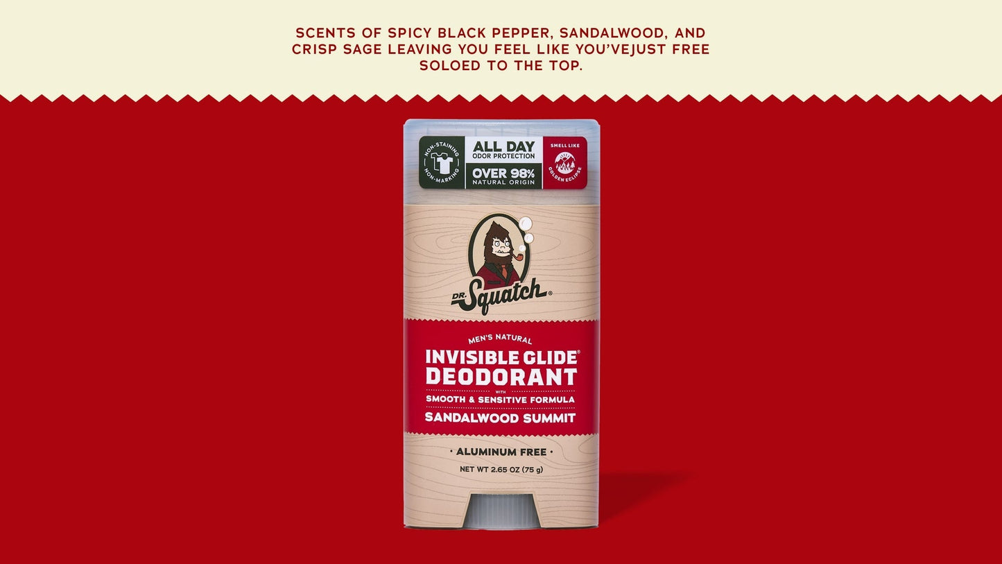 SANDALWOOD SUMMIT INVISIBLE GLIDE DEODORANT - US 5975