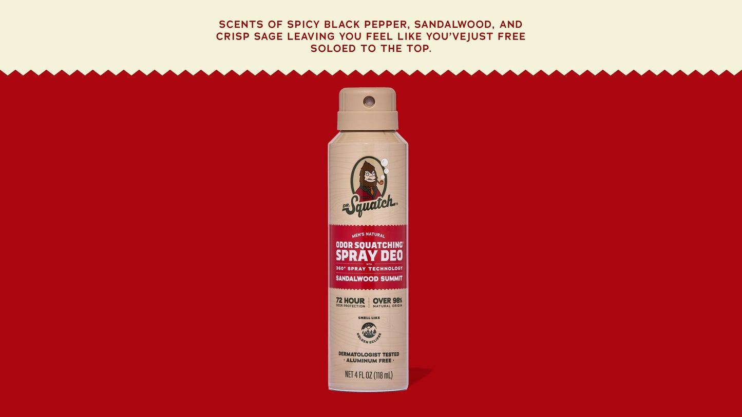 SANDALWOOD SUMMIT SPRAY DEODORANT - US 1025
