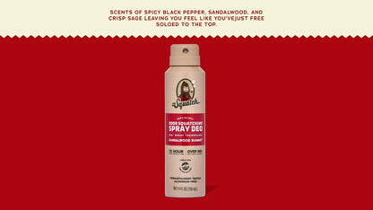 SANDALWOOD SUMMIT SPRAY DEODORANT - US 1025