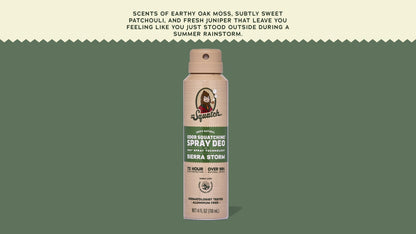 SIERRA STORM SPRAY DEODORANT - US 6552