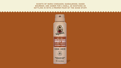 WOOD BARREL BOURBON SPRAY DEODORANT - US 5056