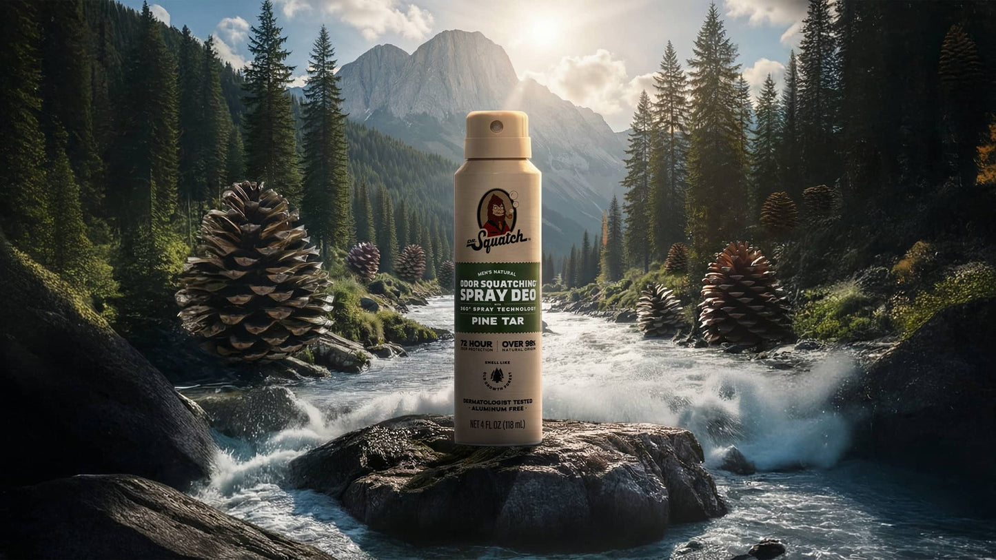 PINE TAR SPRAY DEODORANT - US 5176